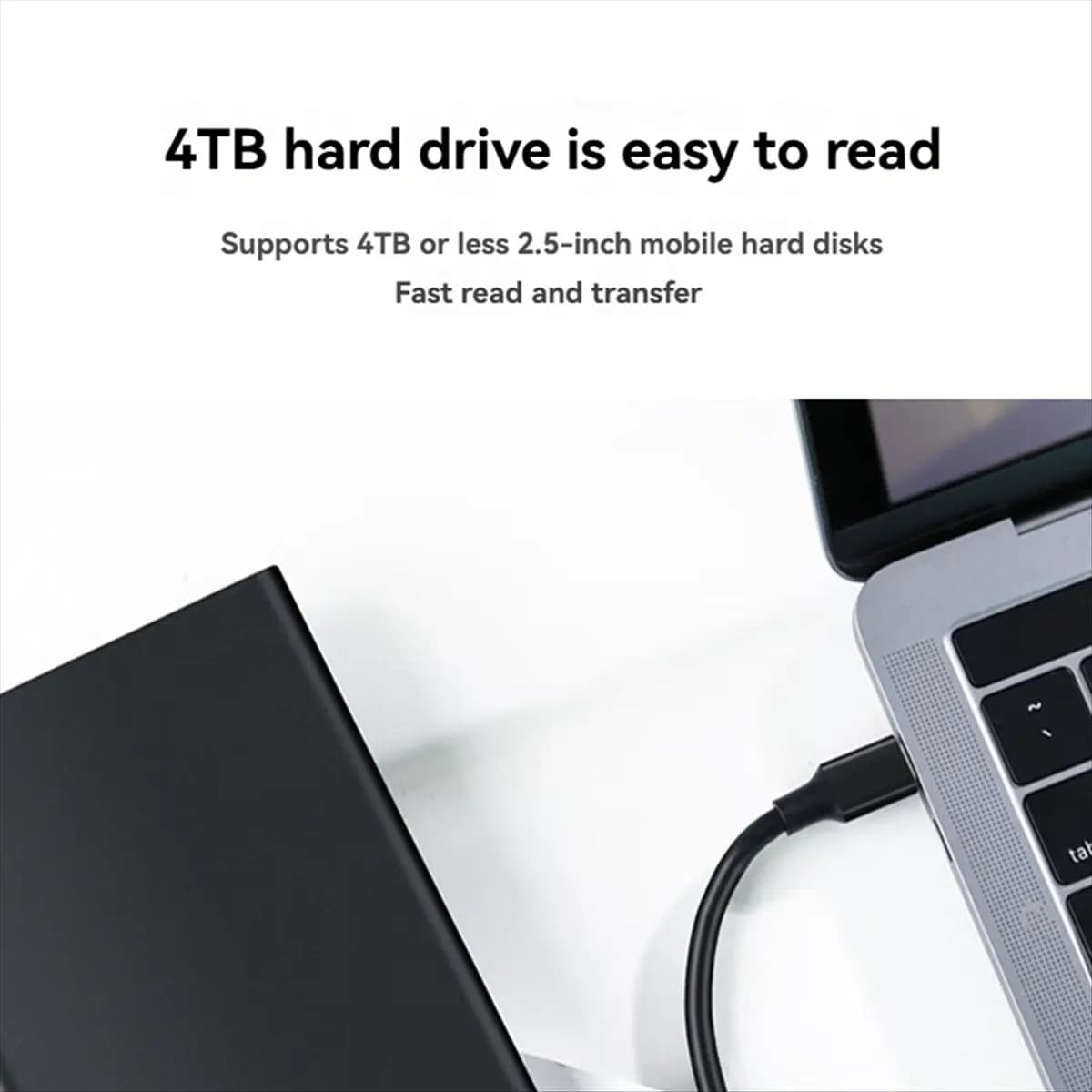 Cavo dati per conversione da USB tipo C a Micro-B stabile per cavo di prolunga per telecamera per disco rigido SSD HDD esterno