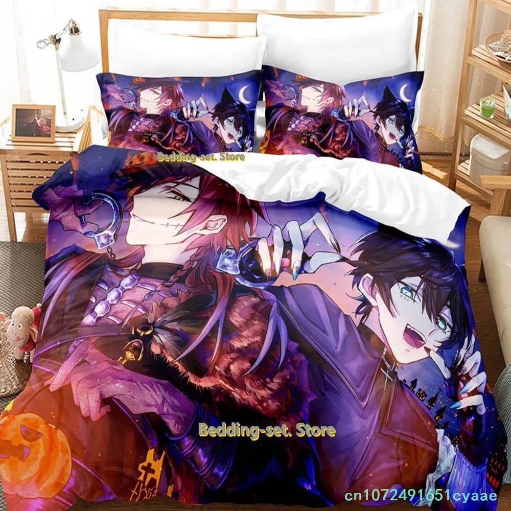 VTuber Axia Krone Bedding Set Single Twin Full Queen King Size Bed Set Adult Kid Bedroom Duvetcover Sets Anime Parure De Lit Bed