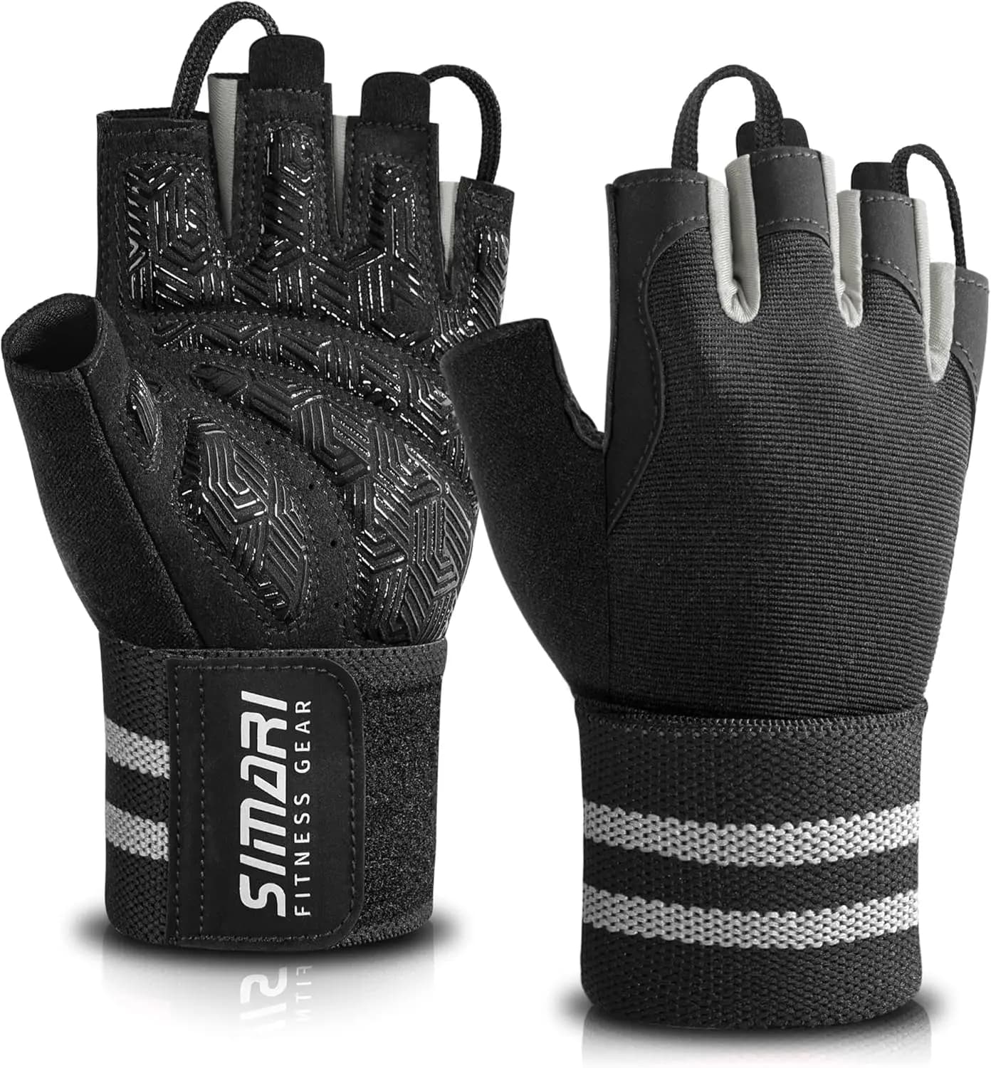 SIMARI Breathable Workout Gloves for Men & Women, Weight Lifting Gloves with Padded, Grip, Full Palm Protection, Gift for Gym Ex