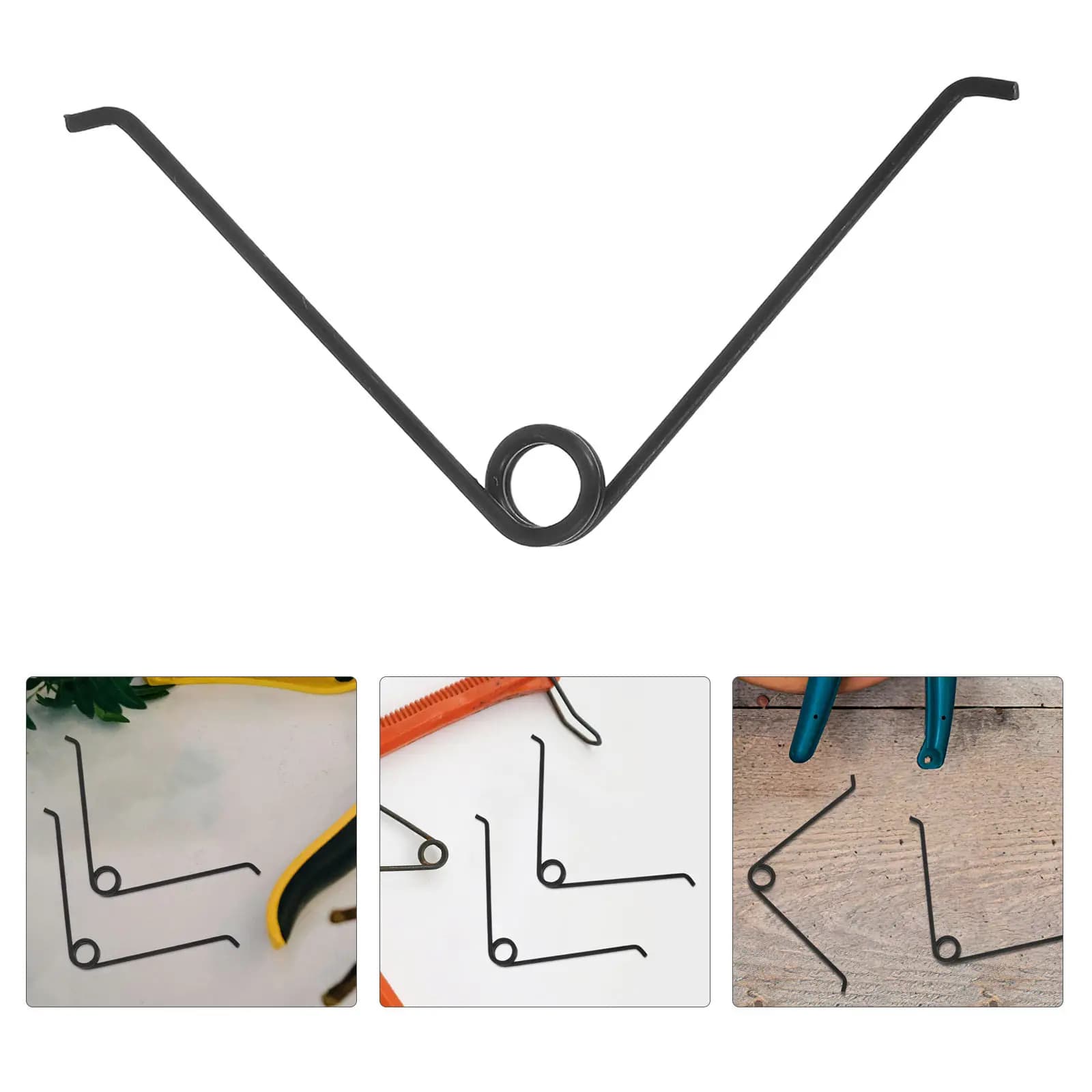 25 Pezzi Molle a V per Forbici da Potatura, Ricambi in Acciaio Inossidabile Resistenti, Installazione Rapida, Anti-Scivolo per Cesoie da Giardino