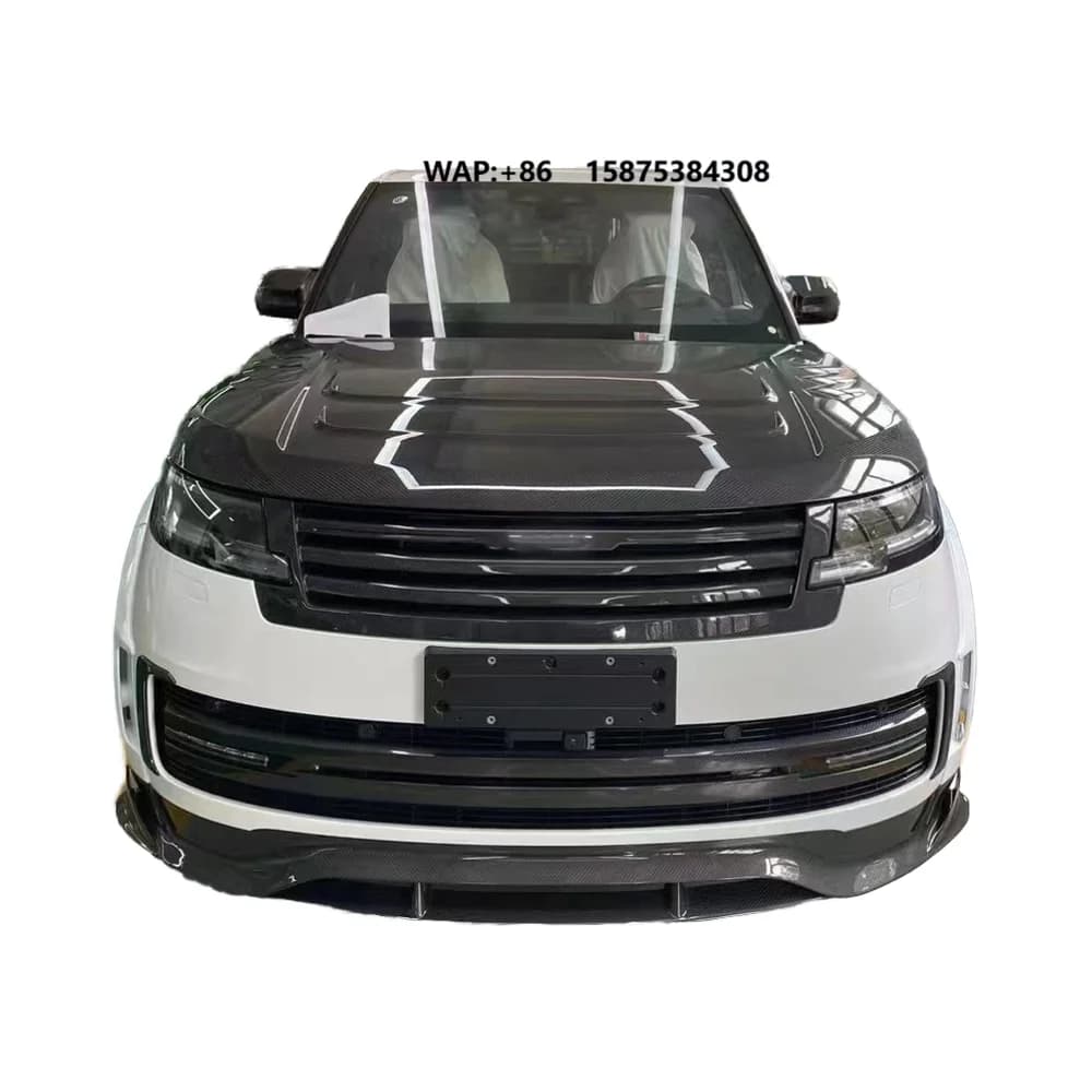 Nuovo Kit Carrozzeria per Range Rover 2010-2017, Stile MSY Aggiornato: Labbro Anteriore, Minigonne Laterali, Diffusore, Spoiler, Cofano, Passaruota