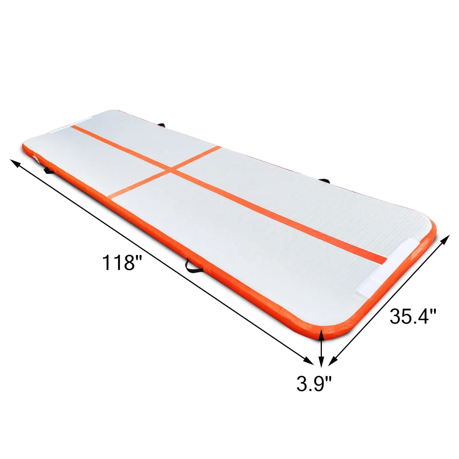 Tappetino Gonfiabile DWF da 1,2 mm Resistente per Ginnastica e Yoga, con Pompa ad Aria Gratuita per Palestra Domestica e Uso in Studio