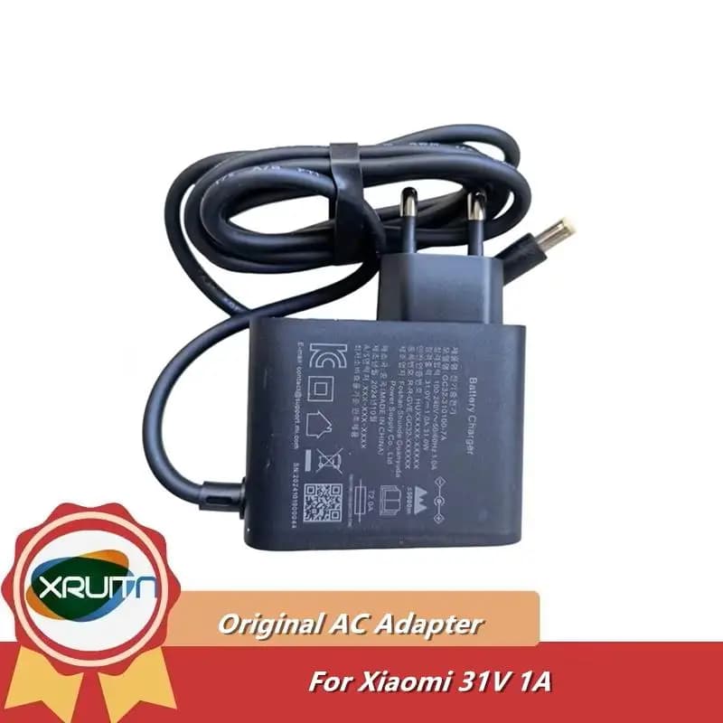 Caricabatterie Originale 31V 1A GC32-310100-2A GC32-310100-7A per Aspirapolvere MI Xiaomi, Alimentatore AC GC32-310100-1A