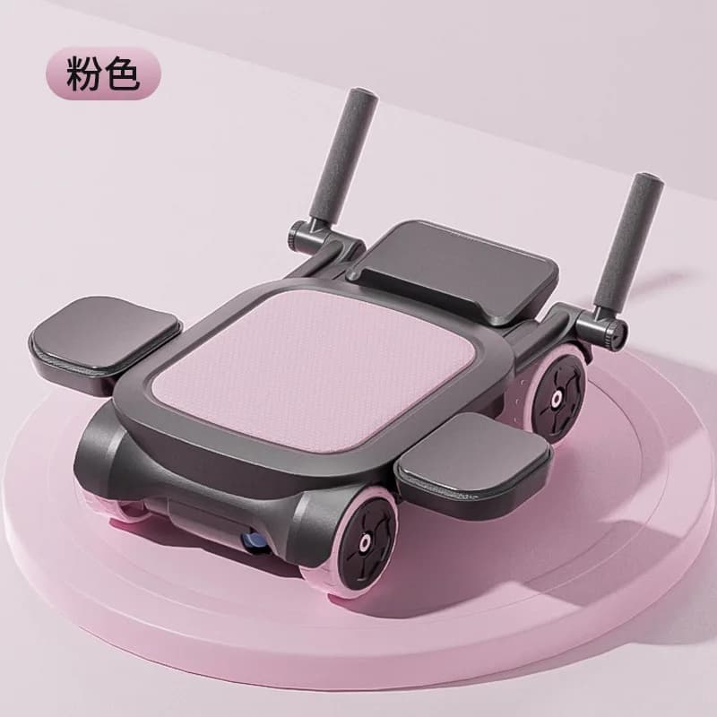 4-Wheel Auto Rebound Ab Roller, Strong Rebound, Floor-Friendly Core Trainer