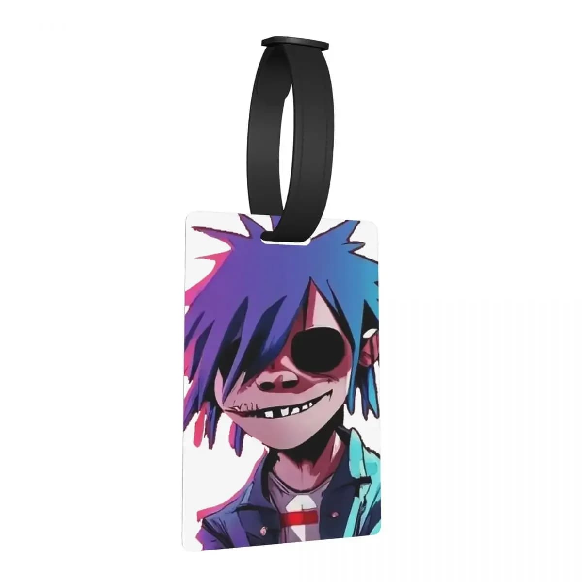 Gorillaz Etichette per bagagli Accessori per valigie Moda da viaggio Etichetta per imbarco per bagagli Porta etichette ID Nome Indirizzo
