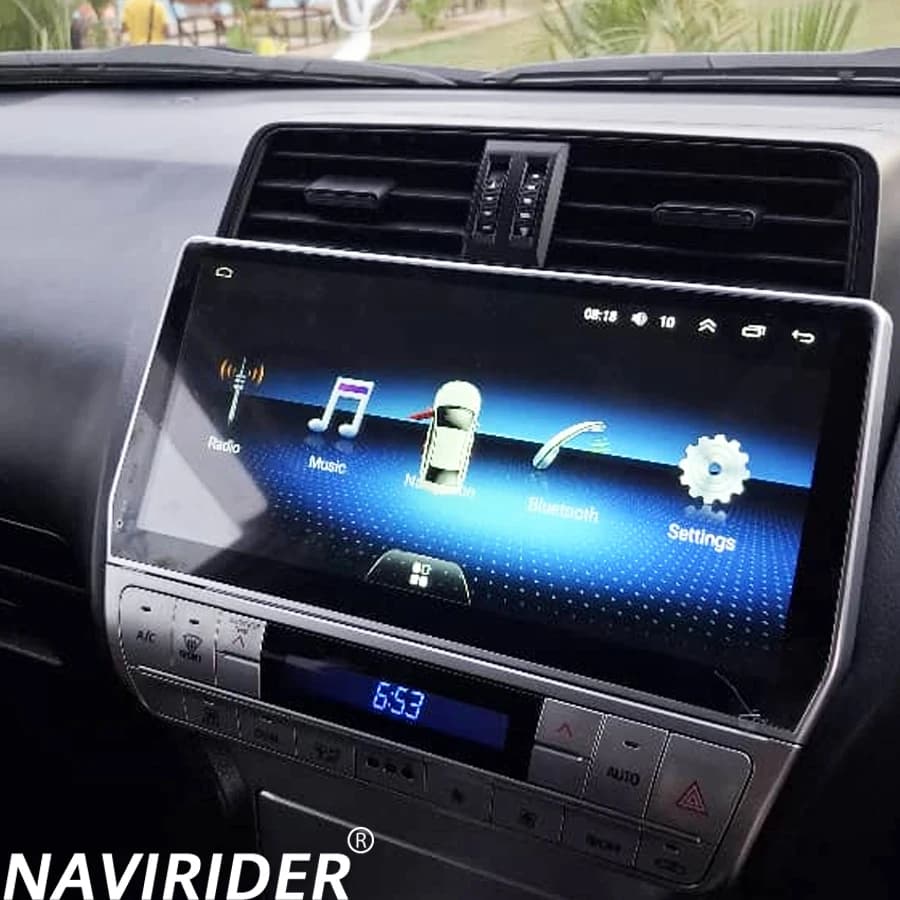 For Toyota Land Cruiser Prado 150 2018 2019 2020 2021-2023 12.3Inch Car Radio Android Multimedia Player Navigation GPS Carplay