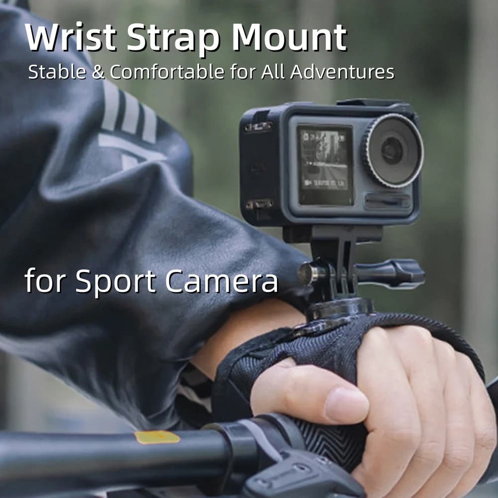 360° Palm Strap Mount Wrist Strap Fixed Bracket for GoPro Hero 13 12 11 Insta360 DJI Osmo Action 6/5/4 Sport Camera Accessories