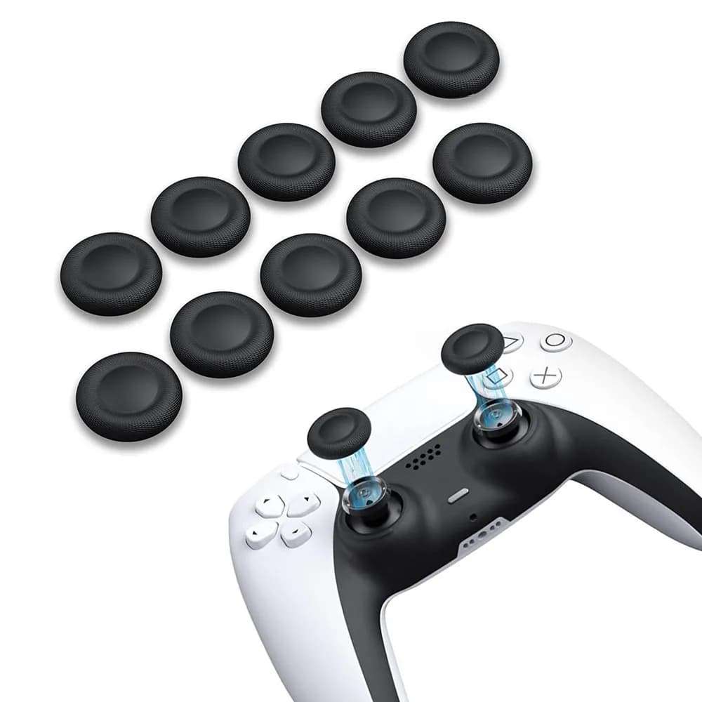 10Pcs Ps4/Ps5 Controller Joystick Replacement Grip Caps, Anti-Slip Grip Covers, Anti-Stick Replacement Thumb Grips