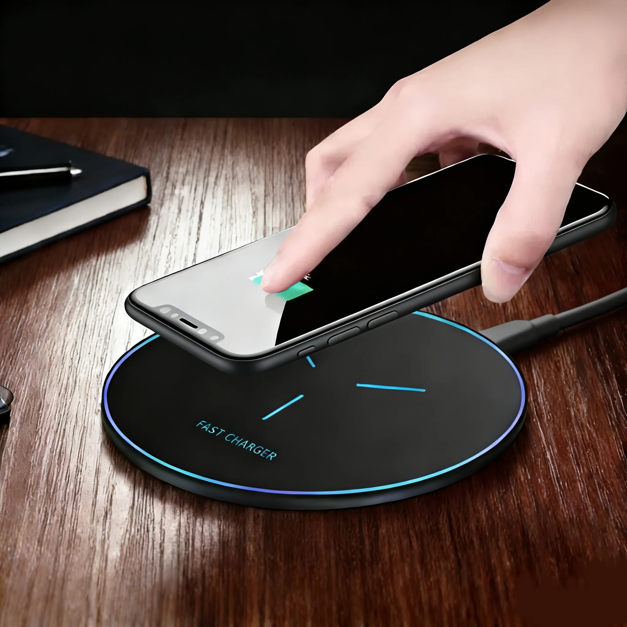 Nuovo Caricatore Wireless per iPhone 17-13 Pro Max, Base di Ricarica Rapida a Induzione per Samsung S23 S22 Xiaomi Huawei