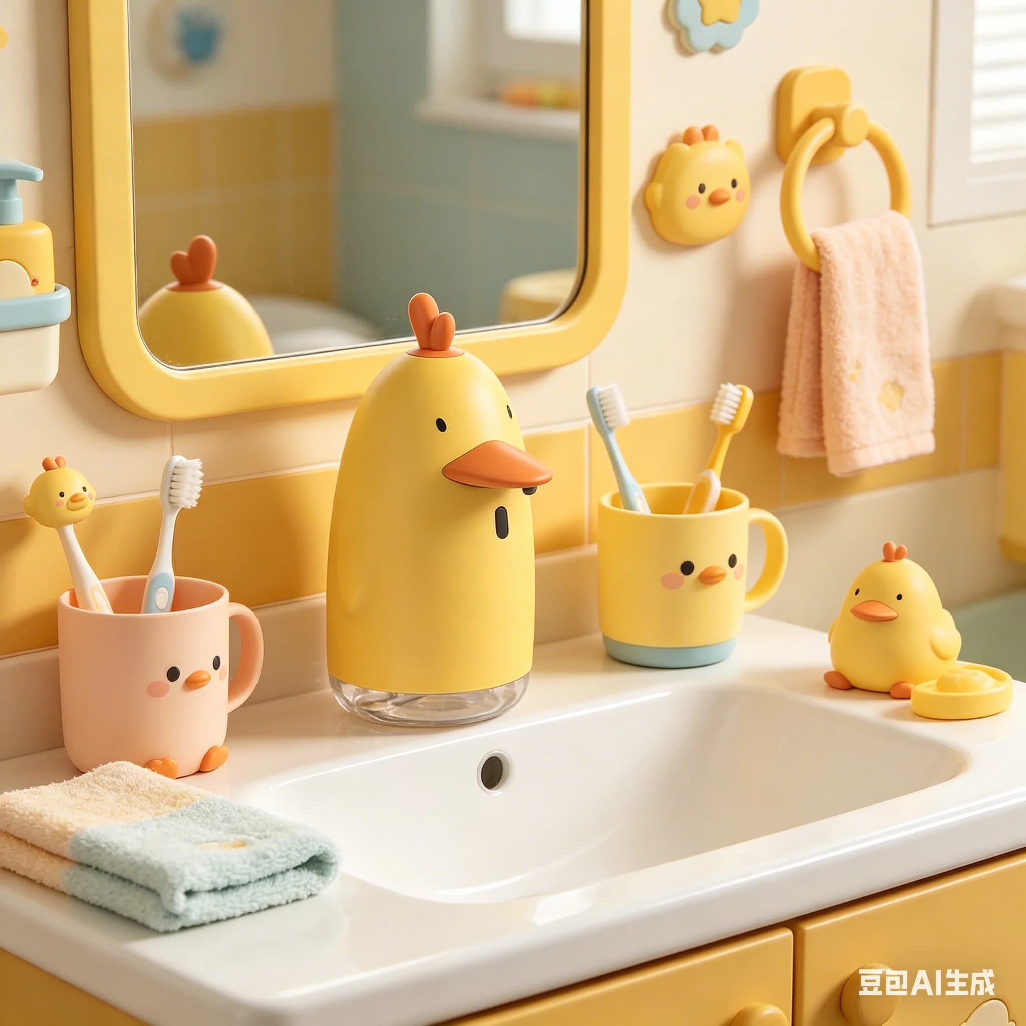 AAutomatic Soap Dispenser USB Charging Cute Cartoon Style Touchless Sensor Children Washing Hand Machine Soap Foam Dispenser