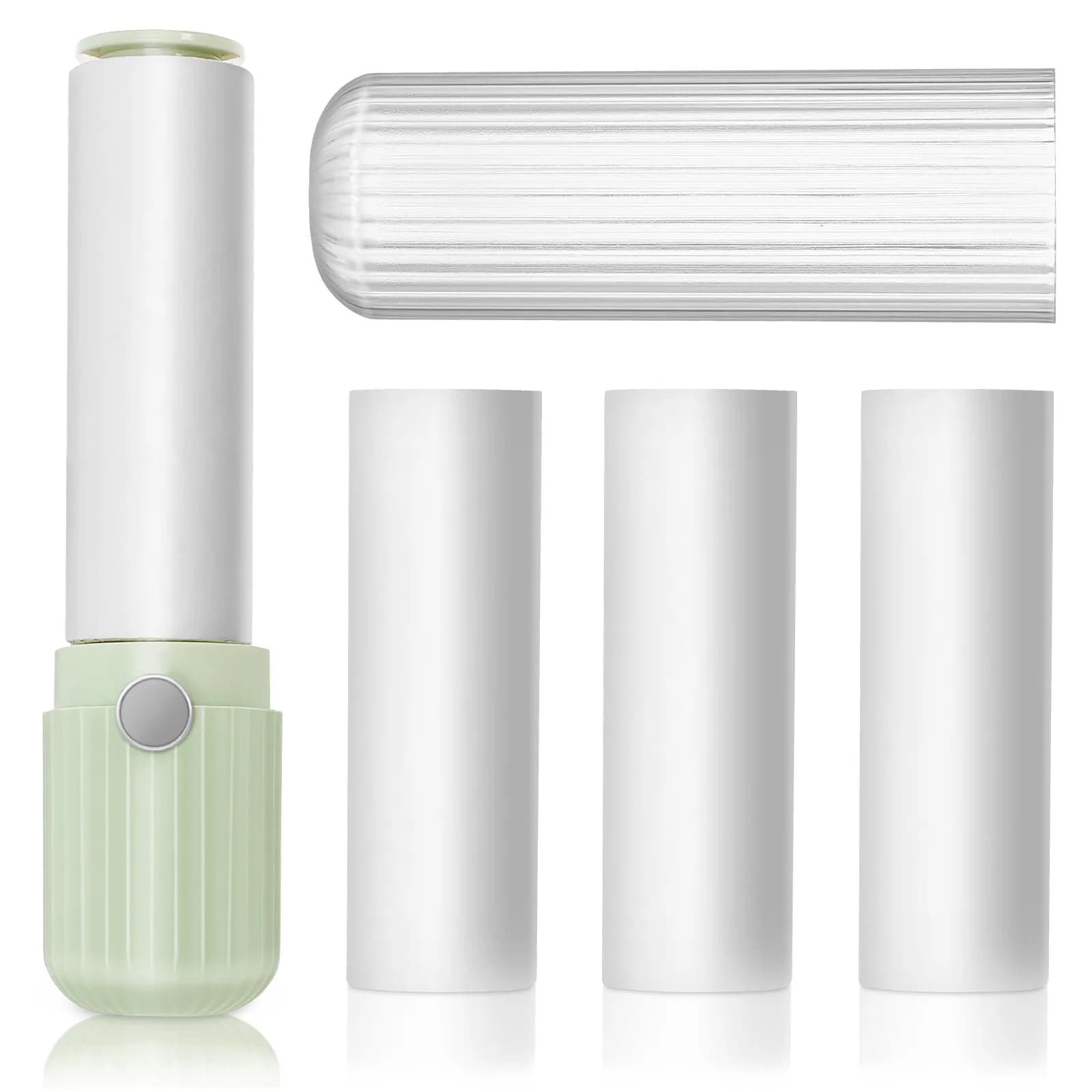 1Set Lint Roller Sticky Mini Portable Reusable Travel Size Pet Hair Remover for Clothes Furniture Dog Hair Remover