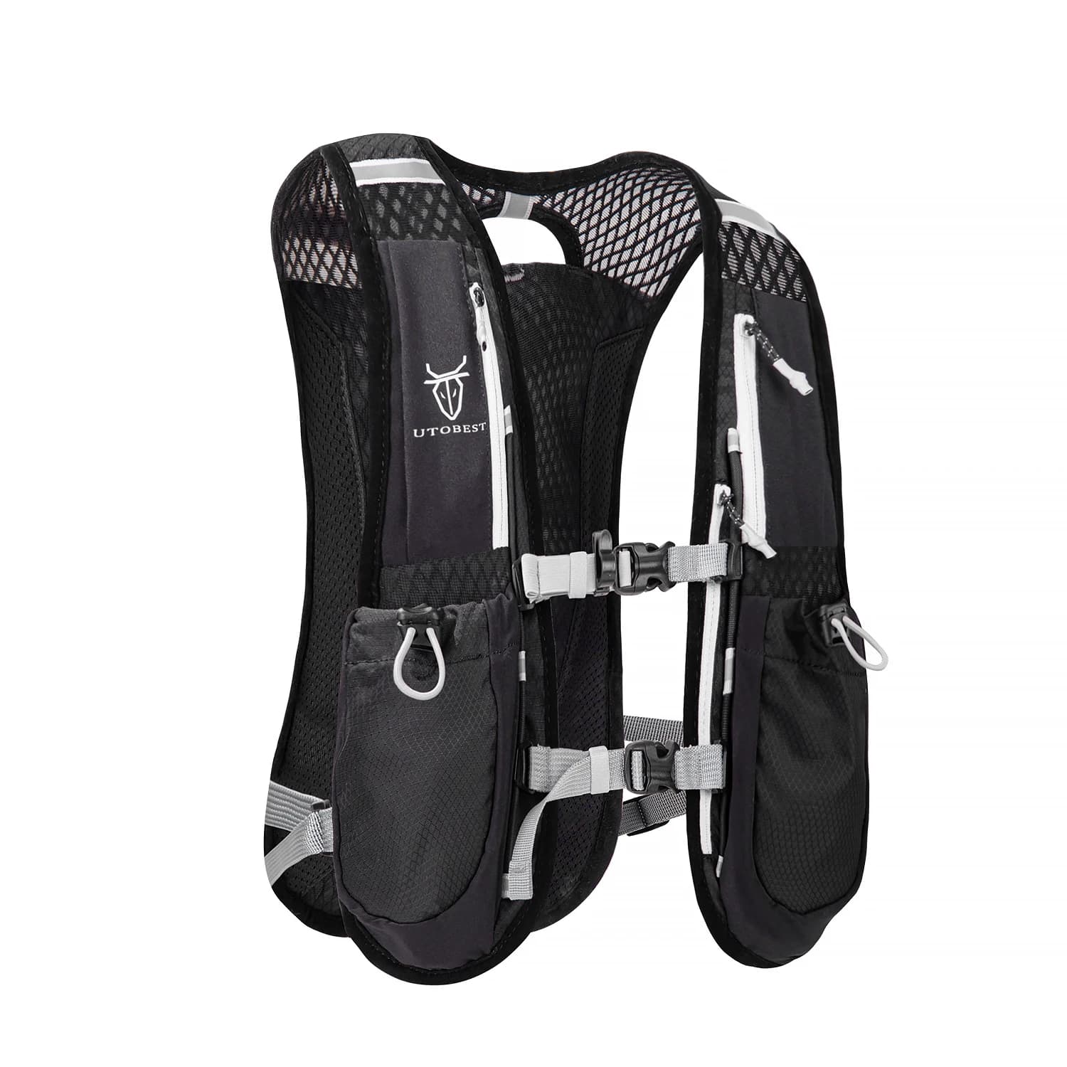 UTOBEST Gilet da Corsa Leggero da 5L con Sistema di Idratazione Funzionale