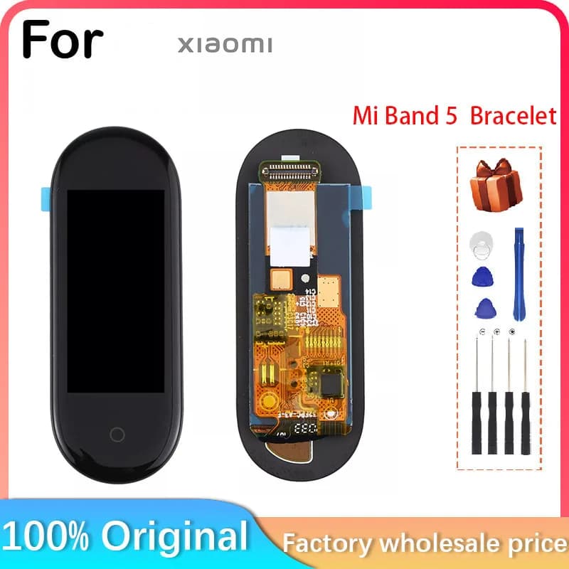 Per Xiaomi Mi Band 5 Smart bracciale Display LCD riparazione schermo + Touch Screen + NFC