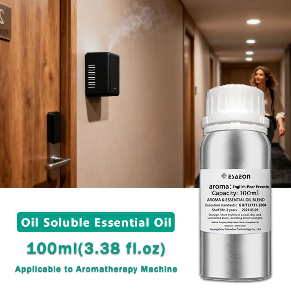 ESAEON 100ml(3.38 fl.oz) Freesia Miss Coco Essential Oils, For Reed Diffuser & Fireless Aromatherapy & Waterless Aroma Diffusers
