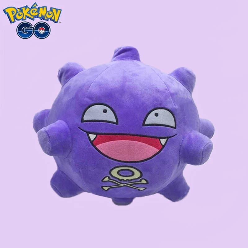 Pokemon Koffing peluche 30cm Kawaii viola Pokemon giappone Anime Koffing bambola di pezza regali di Souvenir di natale compleanno per bambini