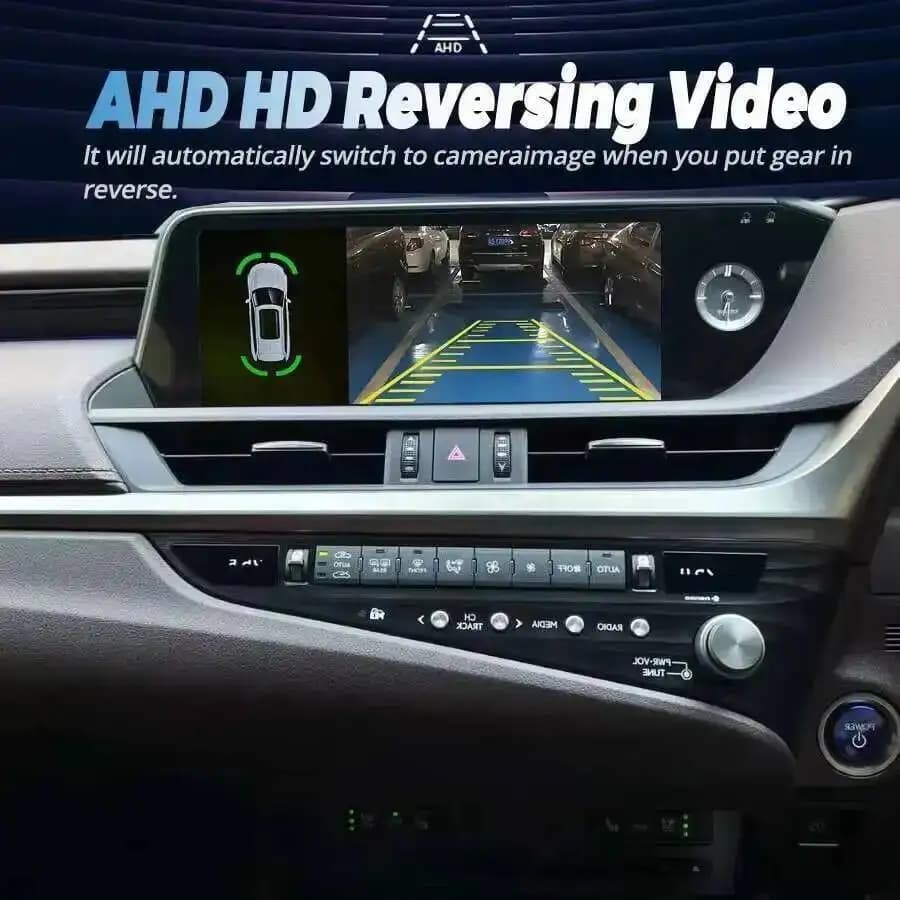 Carplay DSP For Lexus Es350 ES250 ES300h 2018-2021 Android 14 GPS BT Qualcomm 668S 12.3 Inch RHD Car Multimedia Video Player HU