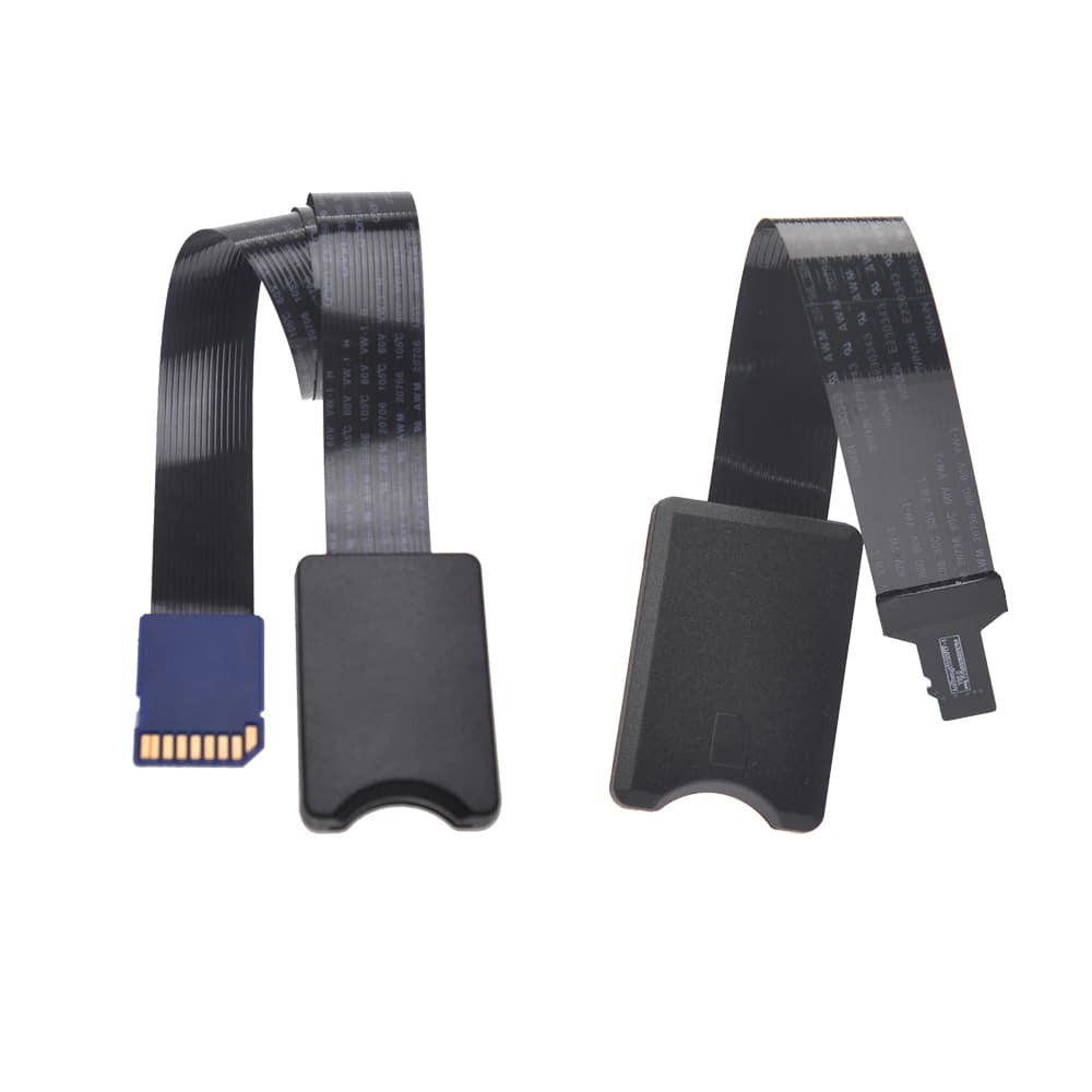 Cavo di prolunga TF/Micro SD da maschio a femmina e da femmina a maschio, adattatore per lettore di schede, 10cm 48cm 60cm per GPS auto e fotocamera