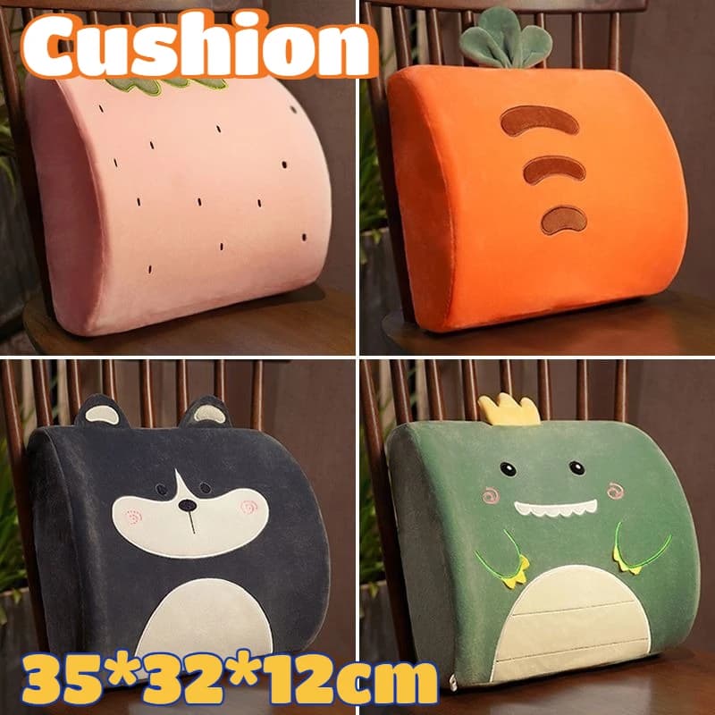 Cuscino in memory foam per sedia da ufficio, supporto antiscivolo, design ergonomico, materiale traspirante per alleviare la sciatica, il mal di schiena e il dolore al coccige