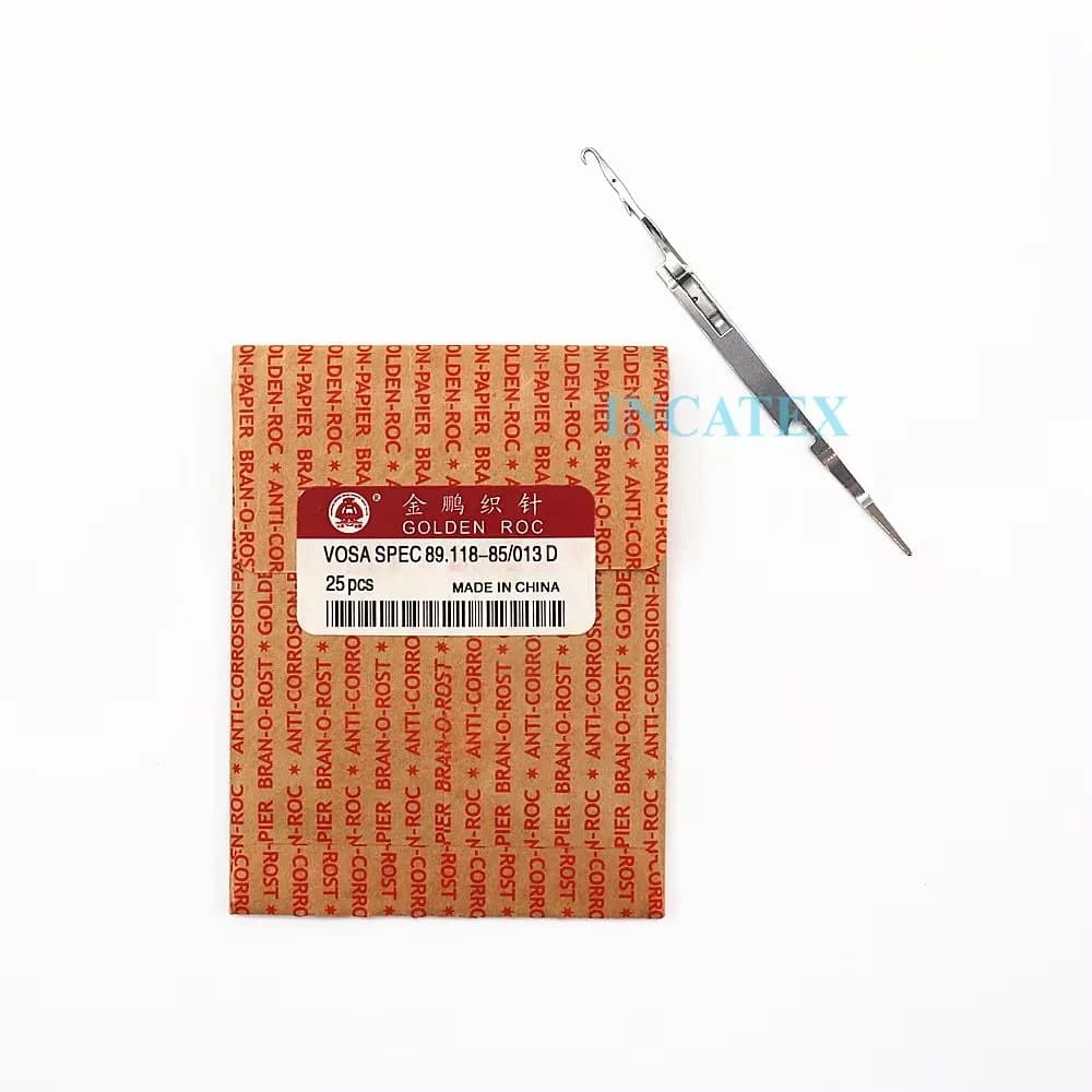 100 Pcs Genuine Golden Roc Knitting Needle Vosa Spec 89.118-85/013 D For SHIMA SEIKI Chinese Knitting Machine 7G big hook Needle