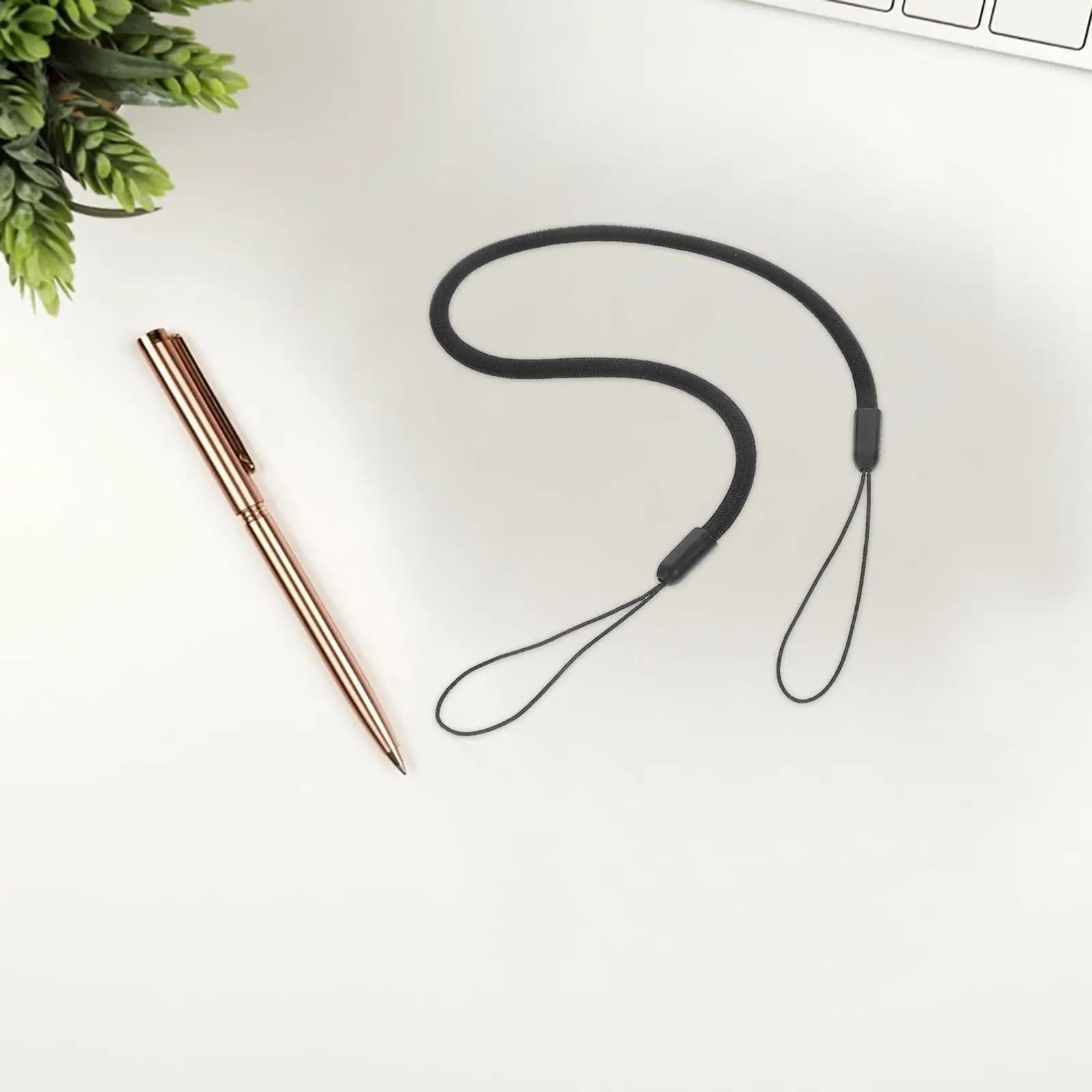 Set di 8 Cordini Elastici Retrattili per Badge, Mascherine, Penne Stylus, Penne Touchscreen, Penne da Disegno, Regolabili ed Estensibili