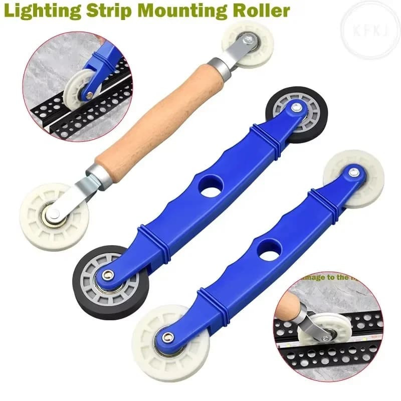 Per Gomma ABS U-Scanalatura Fix Barra Dura Lampada Strumenti di Montaggio Rapido Rullo di Installazione della Striscia Luminosa 6-8mm Strumento di Installazione della Luce di Striscia LED