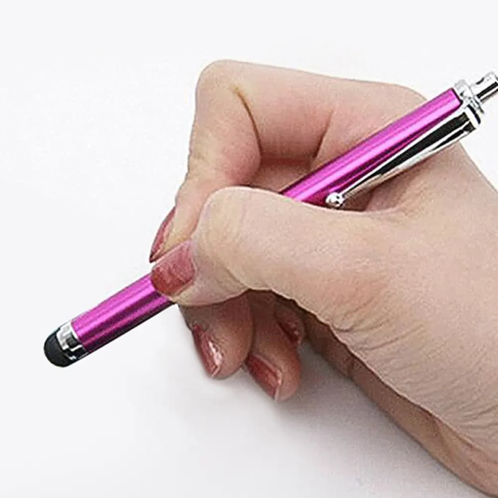 10 Pezzi Penne Stilo Capacitive con Punte in Fibra Sostituibili Compatibili con Tablet e Telefoni Touch Screen per Scrivere e Disegnare