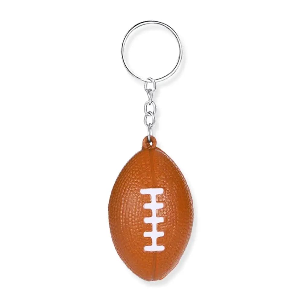 Portachiavi in Pelle PU a Forma di Pallone da Basket, Calcio, Golf, Pallavolo, Baseball, Ciondolo per Zaino