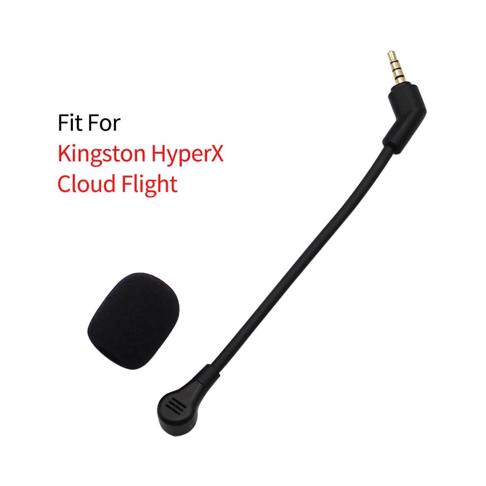 1pc MIC spare microphone for HyperX Cloud Flight Wireless gaming headphones for Kingston Hyper X Cloud Flight mic headphones