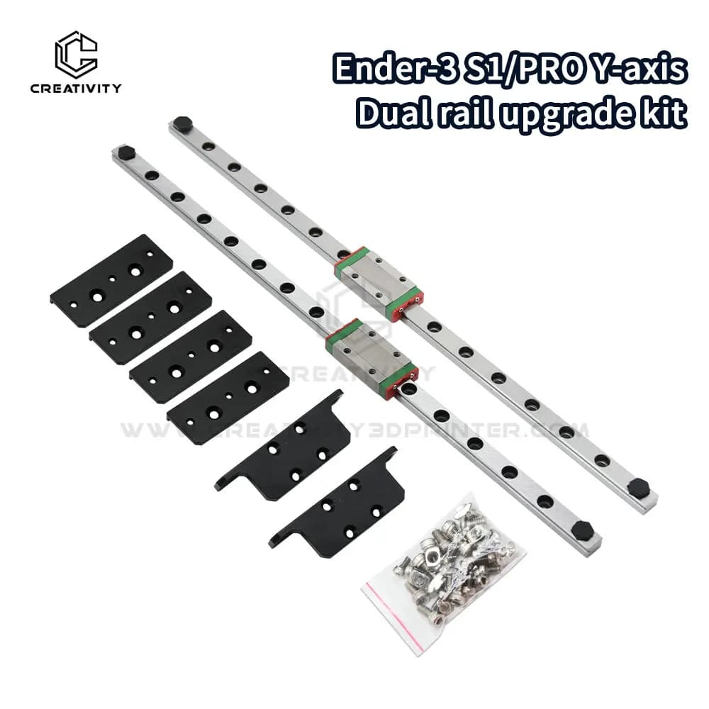 Kit di aggiornamento doppio asse Y per Ender 3 S1 Ender 3 S1 Pro MGN9H 315MM Guida lineare Ender 3 Ender 3 V2 MGN12H 300MM Parti della stampante 3D