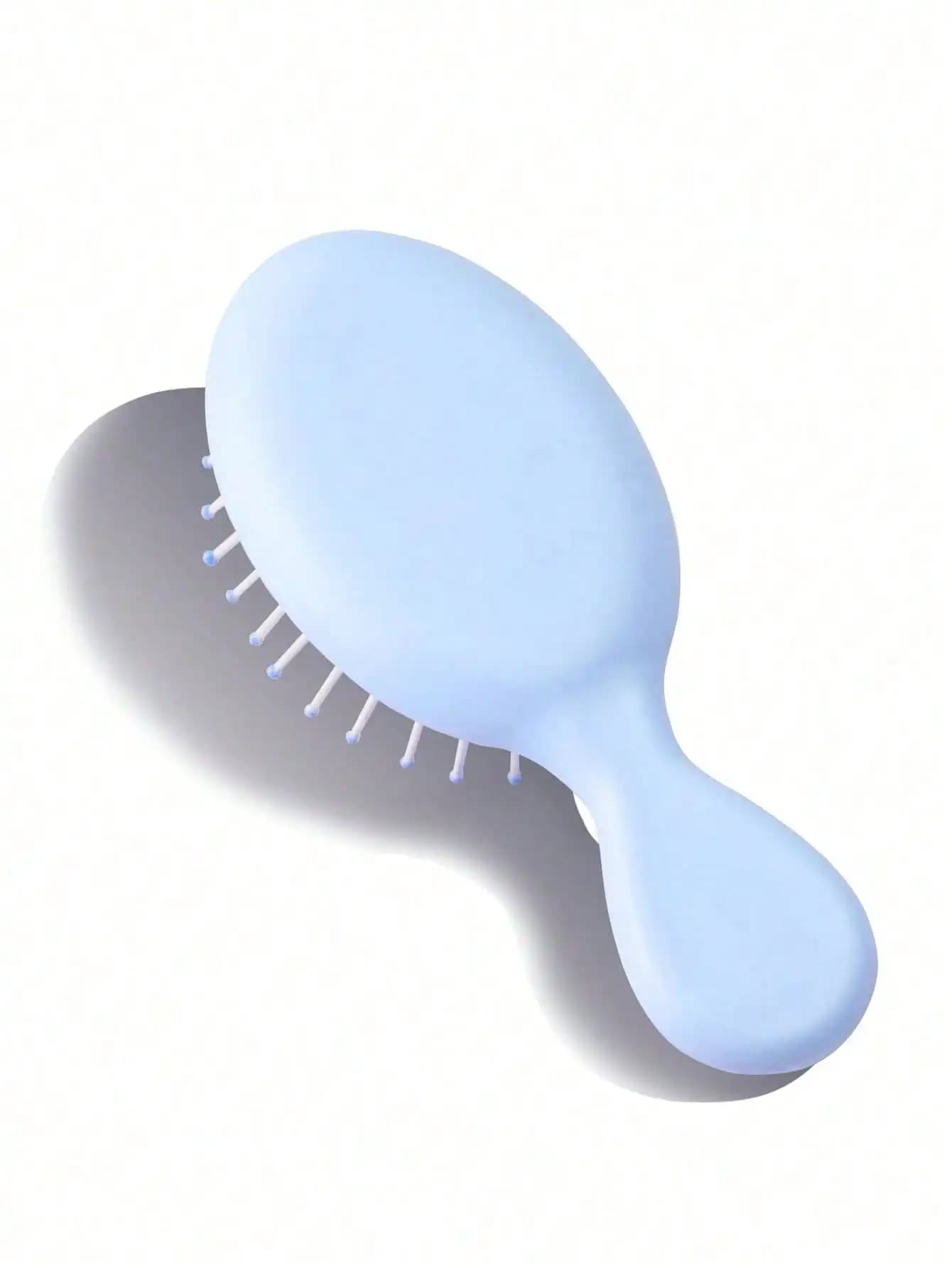 1pc Mini Spazzola per Capelli Portatile con Cuscino d'Aria e Manico, Design Floreale Margherita Satinato, Strumento per lo Styling, Cura dei Capelli, Regalo per Ragazze, Spazzola per Capelli, Pettine, Strumento di Bellezza, Forniture per Saloni di Bellezza, Essenziale per il Ritorno a Scuola, Essenziale per i Viaggi, Per Donne, Spazzola, Pettine, Spazzola per Bordi, Spazzola Lisciante