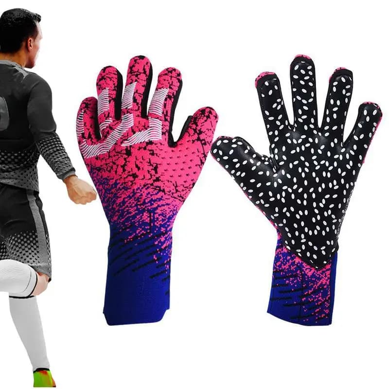 Guanti da portiere da calcio Guanti professionali Guanti da portiere da calcio con impugnature antiscivolo in lattice per calcio per adulti e bambini
