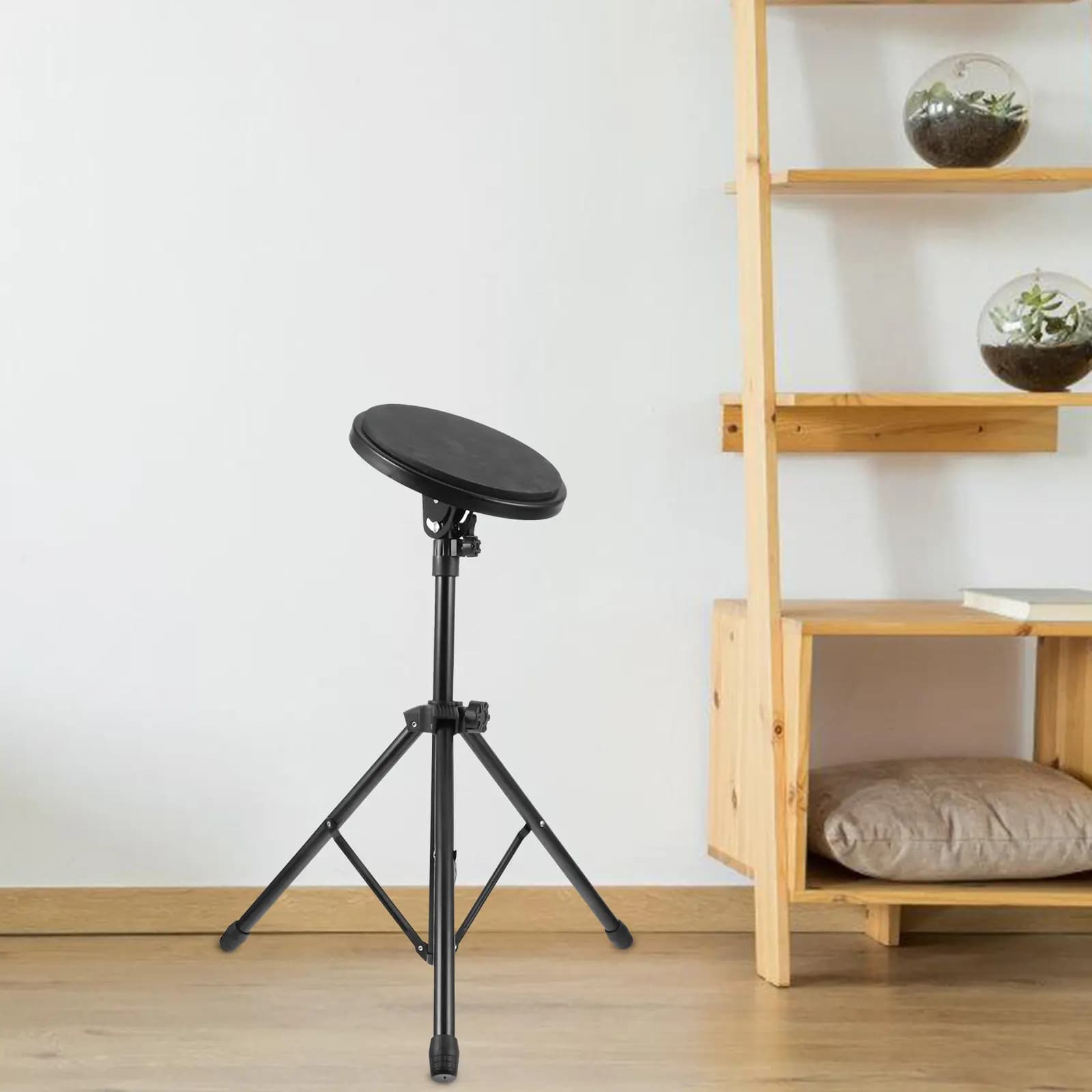 Set di Pad in Gomma per Pratica di Batteria, Tappetino Silenzioso per Principianti e Batteristi Professionisti, Pad Insonorizzante per Batteristi