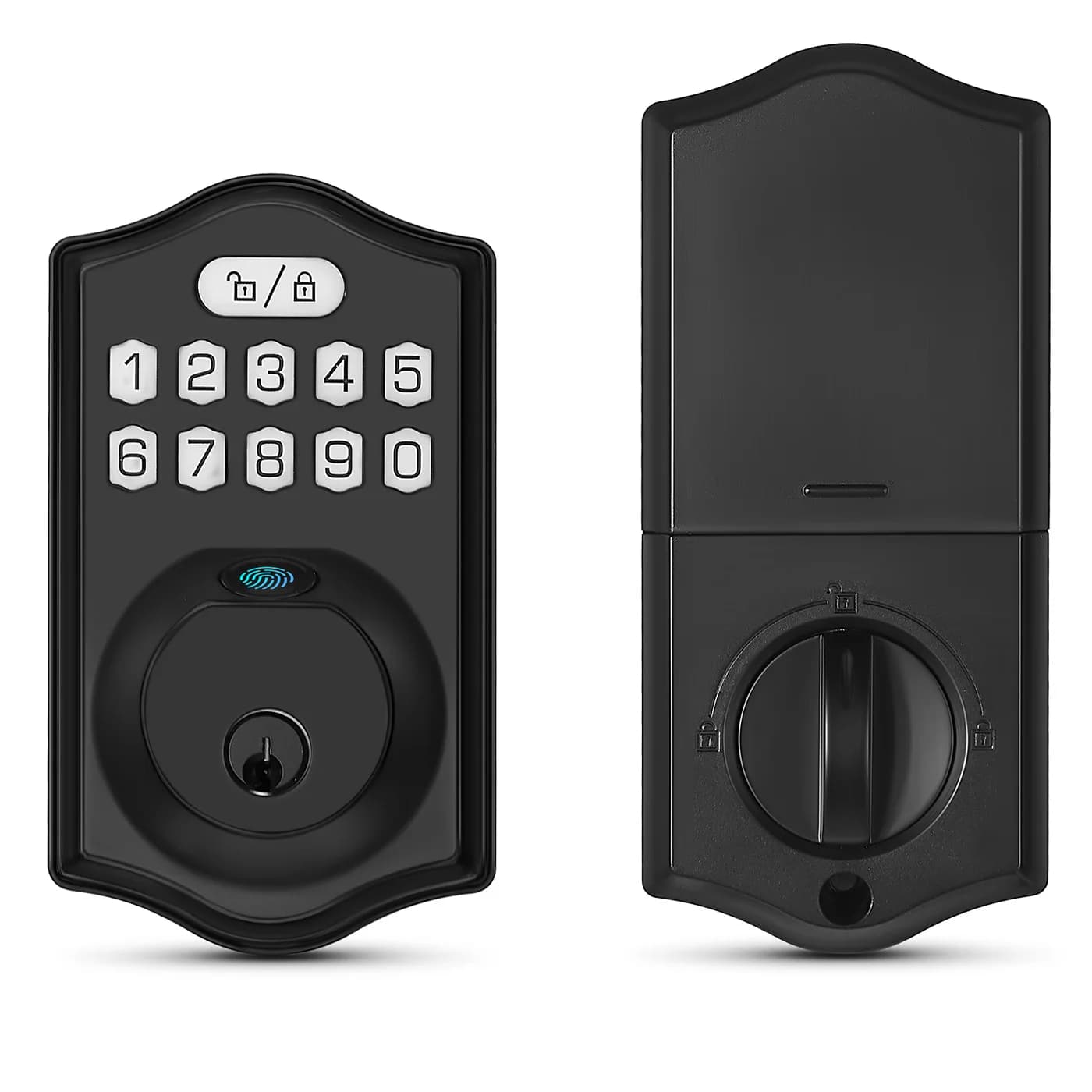 Door lock with digital footprint Intelligent lock for door lock without key Electronic keyboard lock Easy to install Ideal for entry