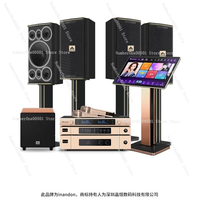 Set macchina per karaoke domestico A15 con microfono e sistema di altoparlanti