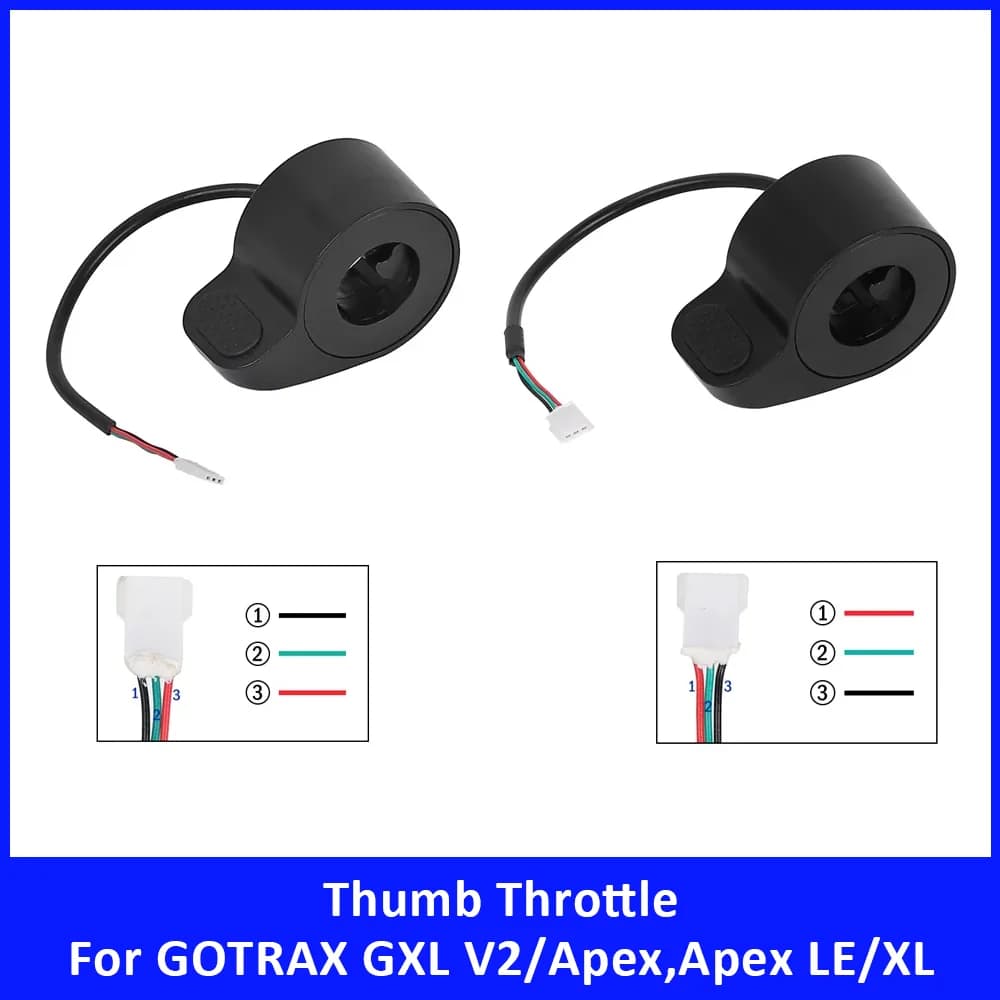 Acceleratore a pollice per Gotrax GXL V2 Apex/Apex Pro/Apex XL/XR Elite Accessori per scooter elettrici Parte di ricambio per acceleratore a dito