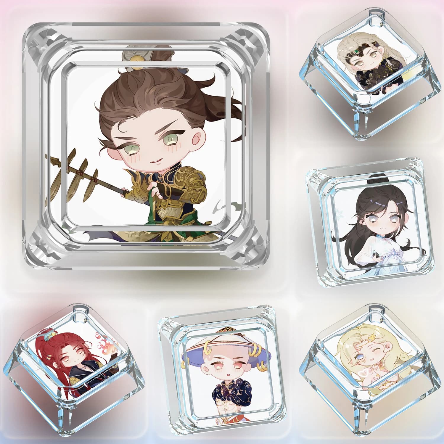 11 Models DIY DIY Viper Ning Cute Keycap Cross Keycap Tree Card Mechanic Card Custom Keycap Gift Toys