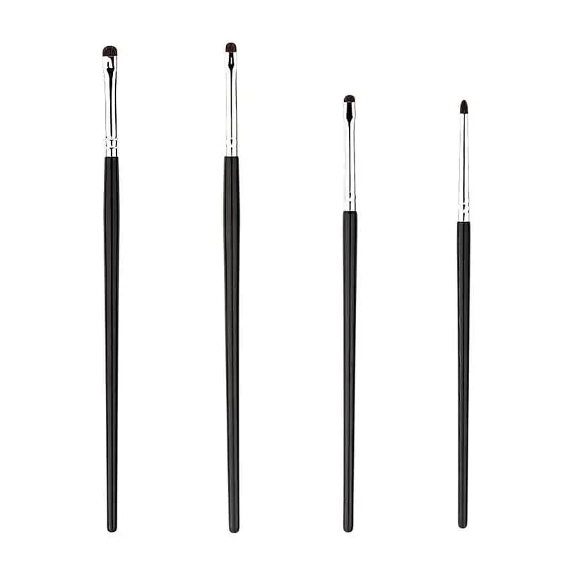 【YY3】4/6Pcs New Soft Eyeliner Brush Kit Eye Makeup Tools Eye Detail Brushes Horse Hair Eyeshadow Brushes Undereye Smudge Brushes