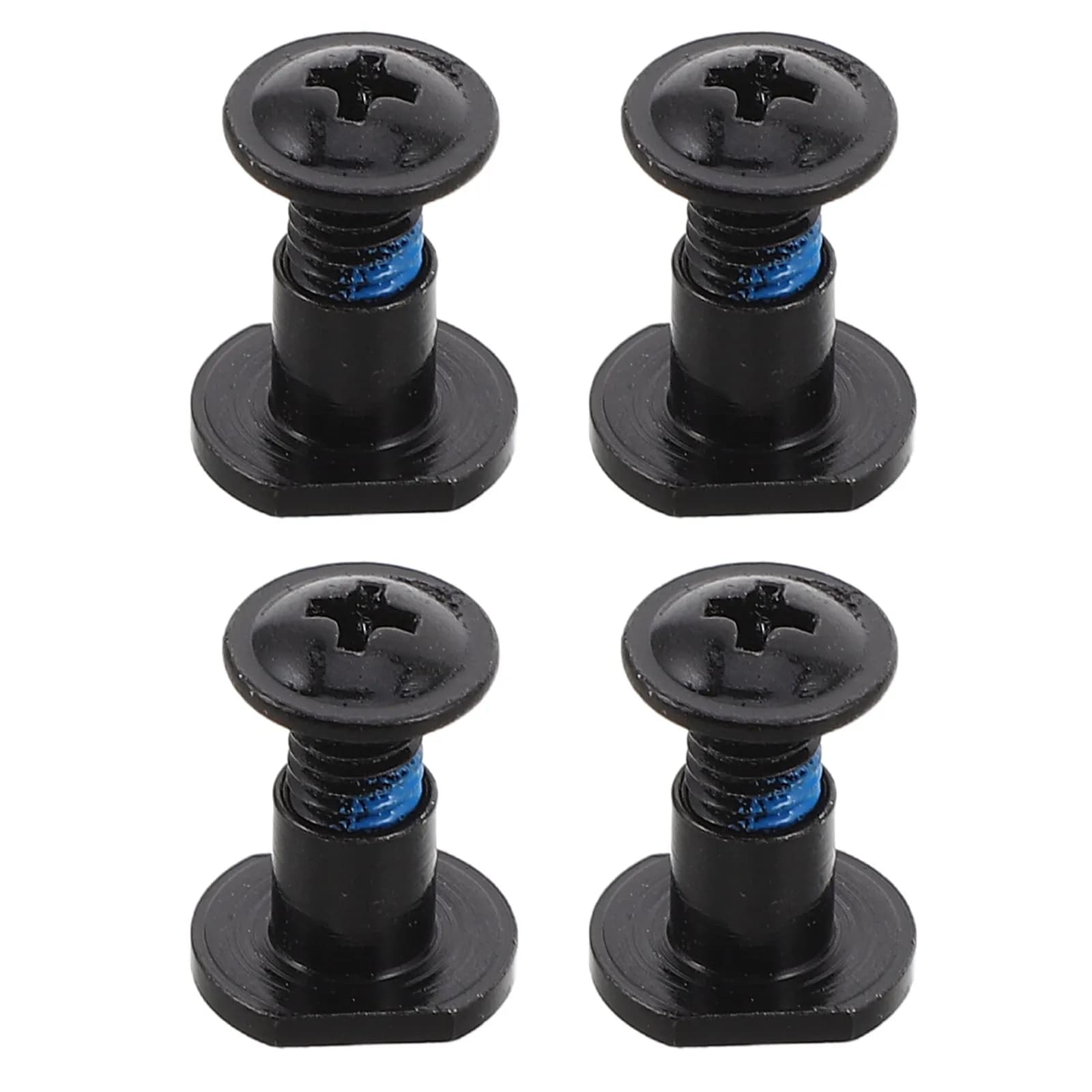4 Pcs Snowboard Binding Screws Ski Fixing Metal Replacement Hardware Strap Bolts