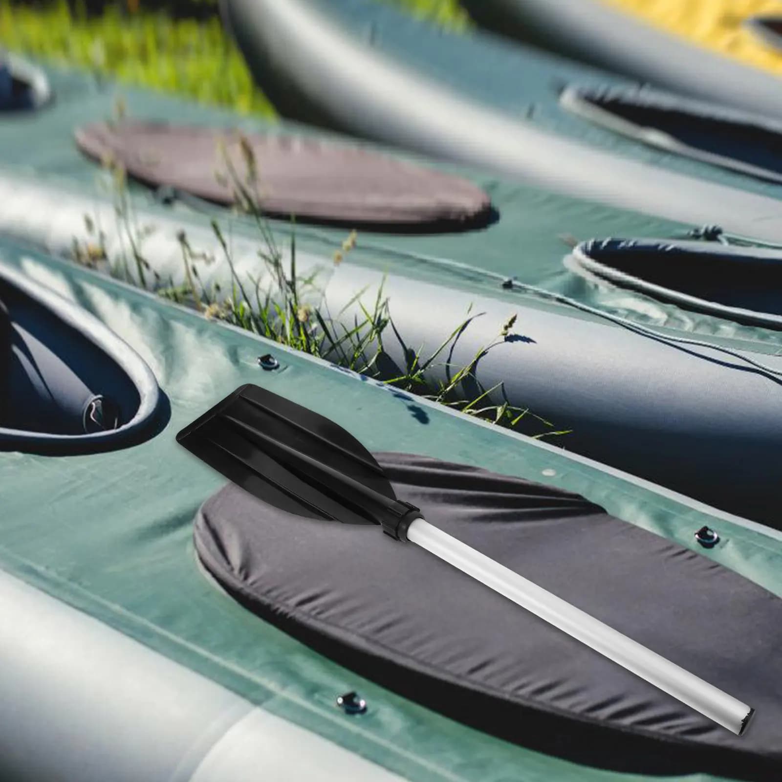 Pagaia regolabile per kayak in lega di alluminio, design leggero e galleggiante, impugnatura comoda per canoa, barca, zattera, paddleboard