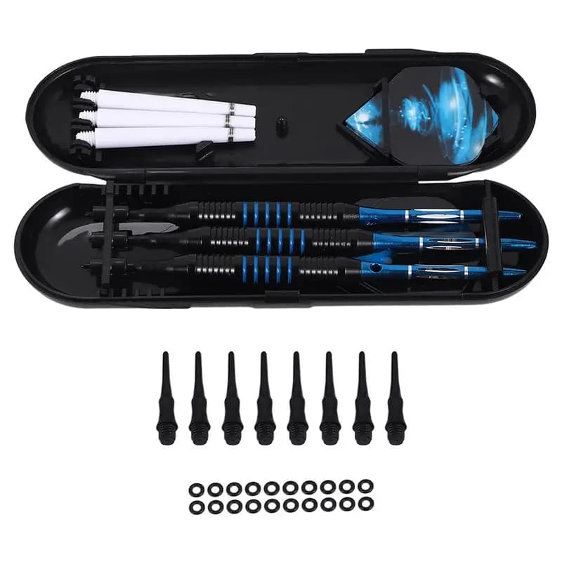 Darts With Plastic Tip For Electronic Dartboard Soft Darts Set With Dart Tips Anti Loose Rubber Rings For Dartboards