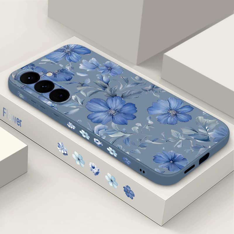 Flower Plant Model Phone Case For Samsung Galaxy S25 S24 FE S24 S22 S23 Ultra Plus A56 A17 A16 A36 A55 A54 A15 5G Soft Cover