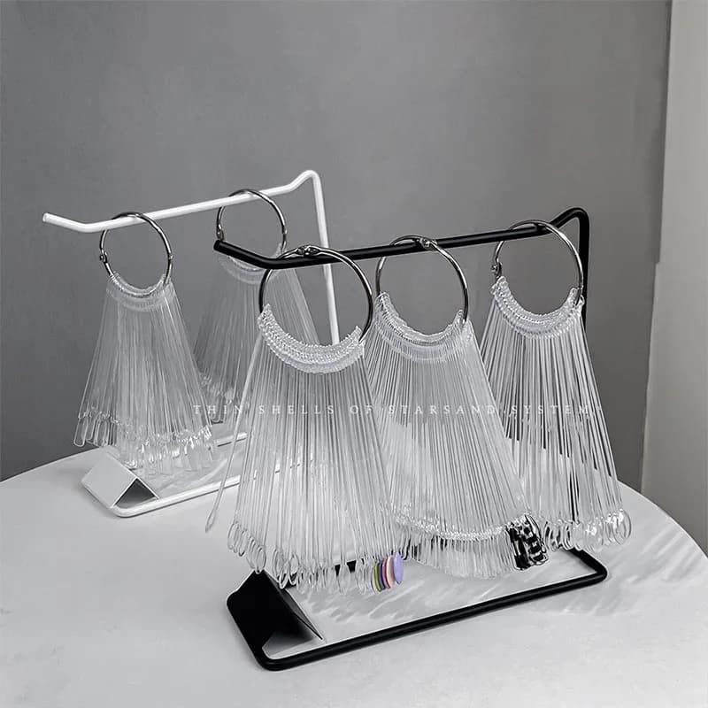 New Nail Photography Accessories Nail Display Tips Exhibitor Nails Swatch Sticks Nail Display Tips Color Chart MJZSJ02