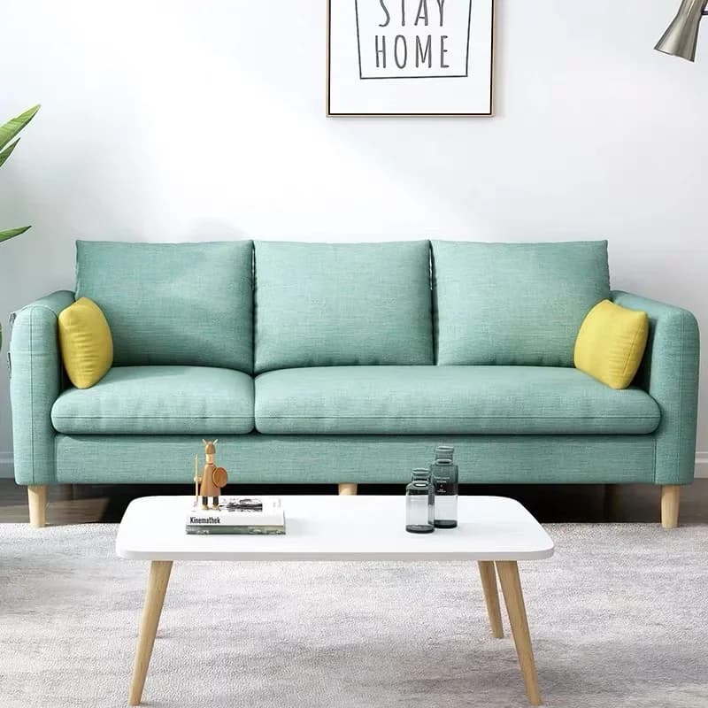 Nordic Simple Couches Unique Legs Armchair Wood Designer Living Room Sofas Puffs Modern Lounge Wohnzimmer Sofas Salon Furniture