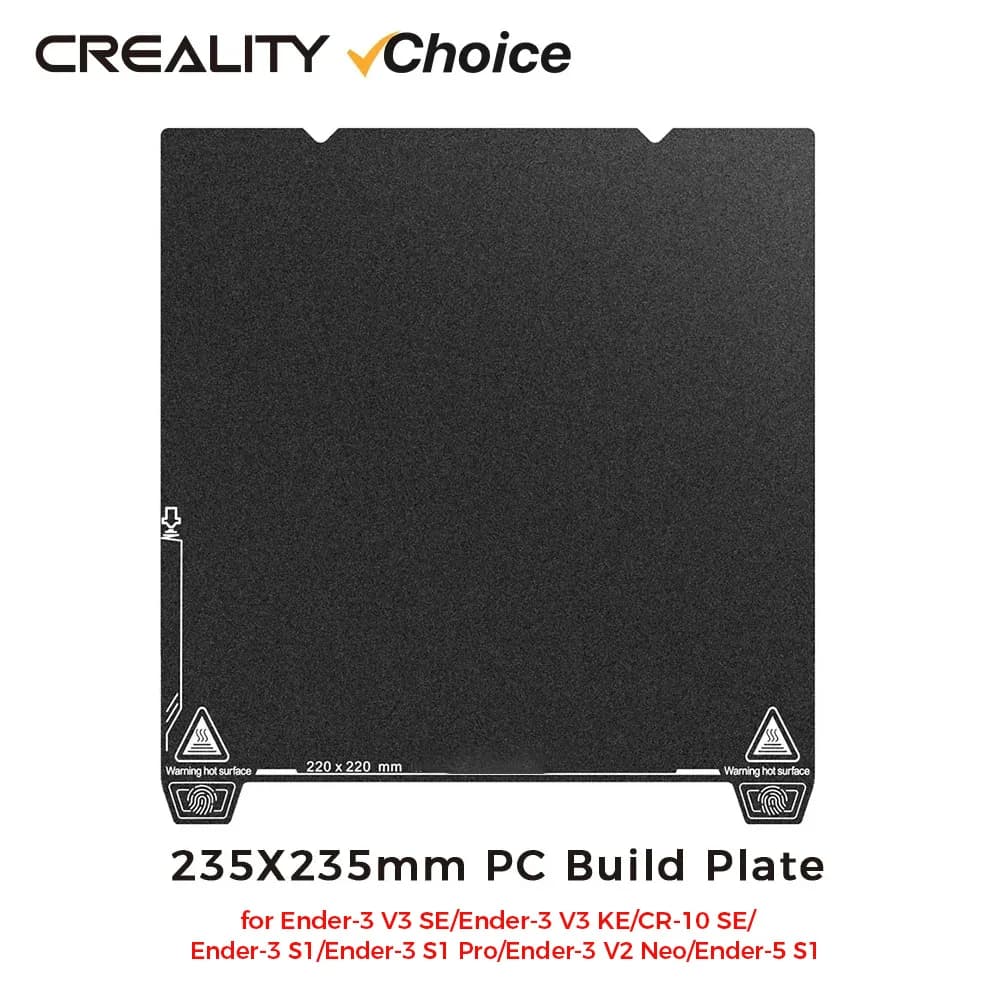 Creality PC platform card on one side only 235x235mm icing plate for 3D printer accessories Ender-3 V3 SE/KE/Ender-3 S1