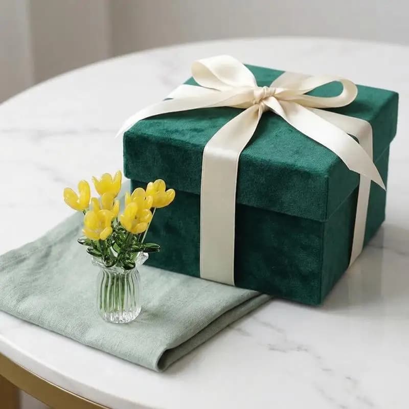 Simulation Glass Flowers Lifelike 6pcs 7pcs Artificial Decoration Plants for Fresh Home Gift Ideas Living Room