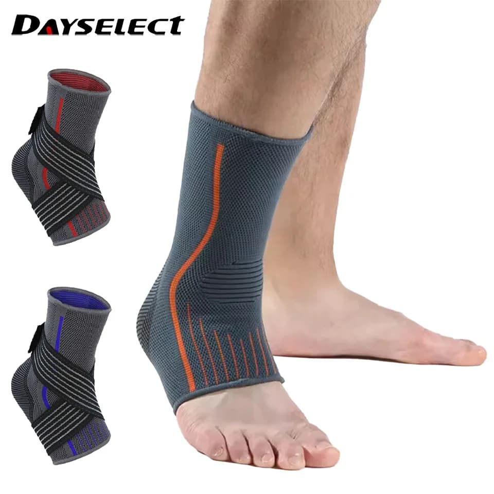 1 pz supporto per caviglia nastro di pesce per maglieria elastica su quattro lati fissaggio pressurizzato proteggere la caviglia protezione intrecciata in nylon uomo donna