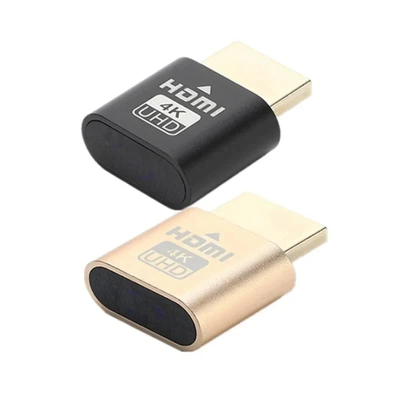 1/2/3/4 Pezzi Display Virtuale HDMI 4K, Adattatore Dummy HDMI DDC EDID, Emulatore Virtuale EDID, Supporta Tutti i Sistemi