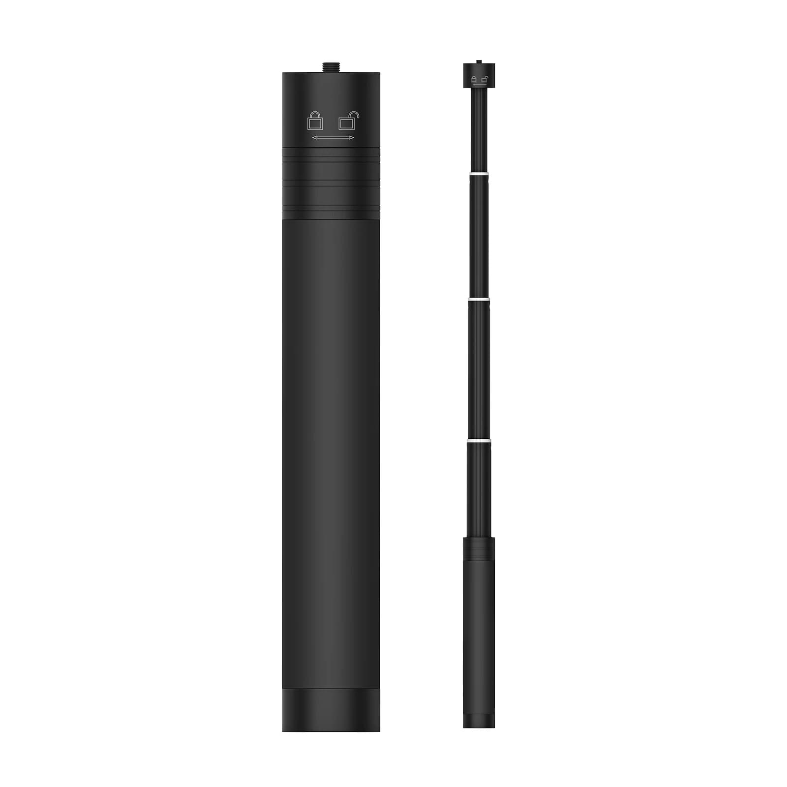 Asta di prolunga in alluminio Aochuan E10 Bastone selfie regolabile da 28,7 pollici compatibile con giunto cardanico a 3 assi