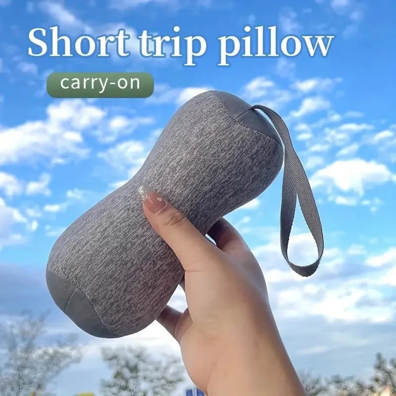 Mini Neck Pillow, Portable Travel Sleep Pillow for Adults, Cervical Support Pillow for On-the-Go Napping,almofada pescoco viagem