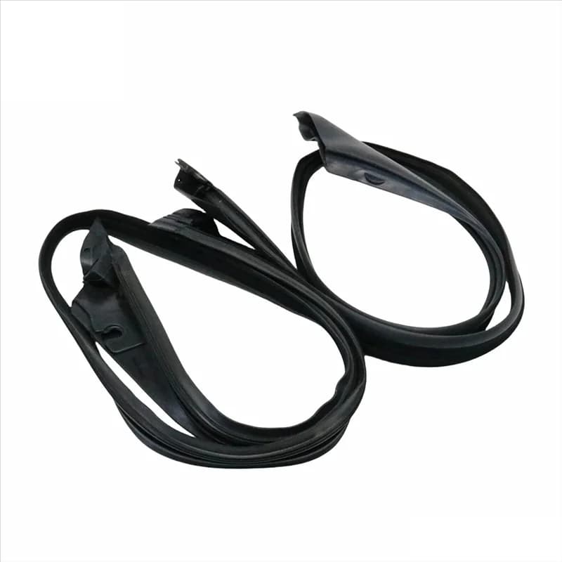Front L+ R Door Rubber Weatherstrip Seal 2PCS For BMW F01 F02 740I 750I 740Li–51337178007 51337178008-A74F